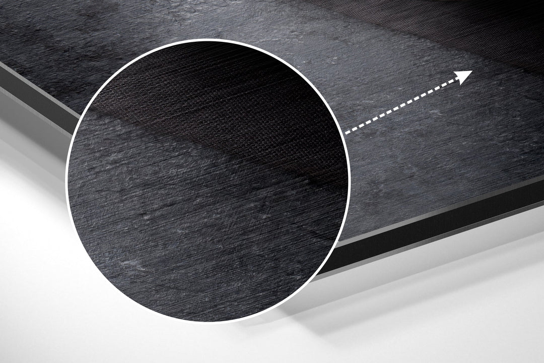 Coffee Brushed Aluminium Dibond Wall Art.