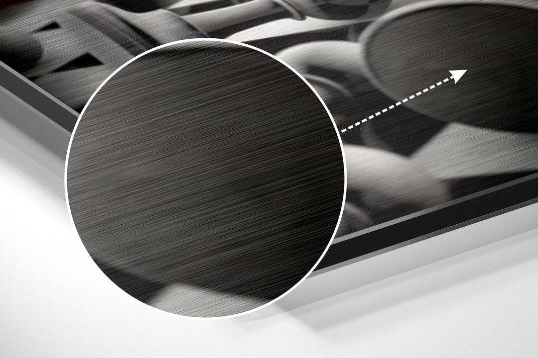 Don’t Stop Brushed Aluminium Dibond Wall Art.