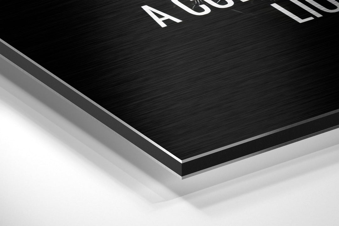 Never Brushed Aluminium Dibond Wall Art.