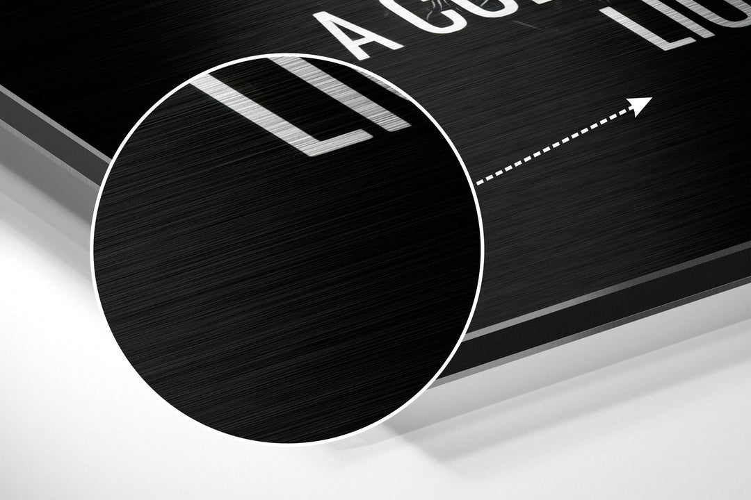 Never Brushed Aluminium Dibond Wall Art.