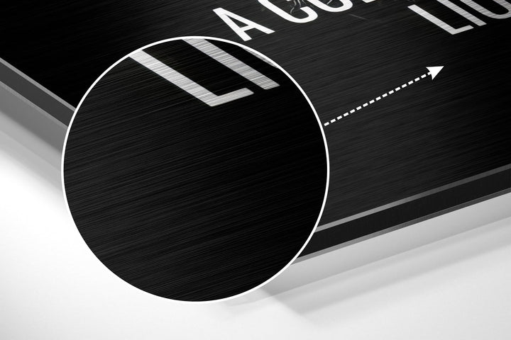Never Brushed Aluminium Dibond Wall Art.