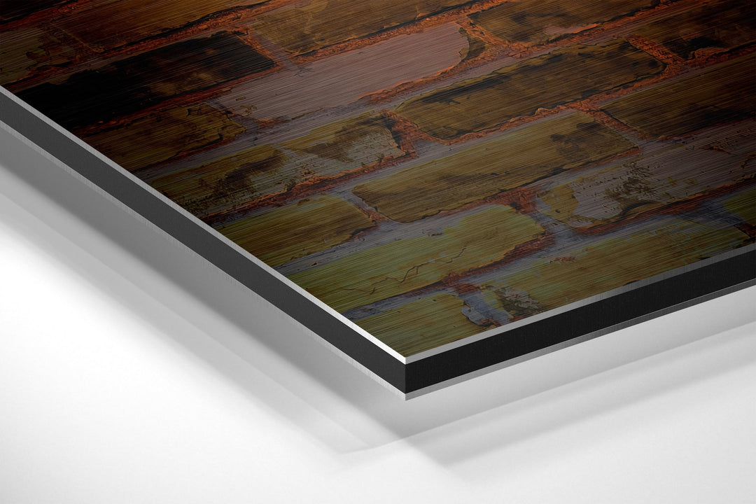 Strive Brushed Aluminium Dibond Wall Art.