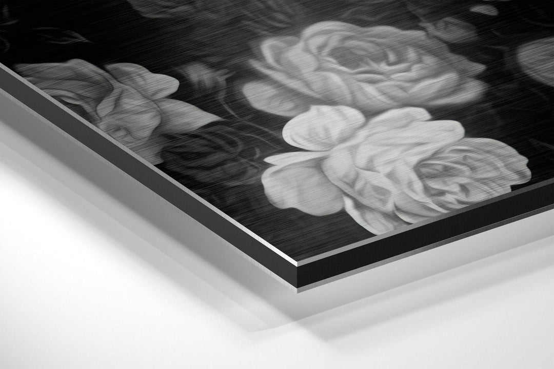 Skull Brushed Aluminium Dibond Wall Art.