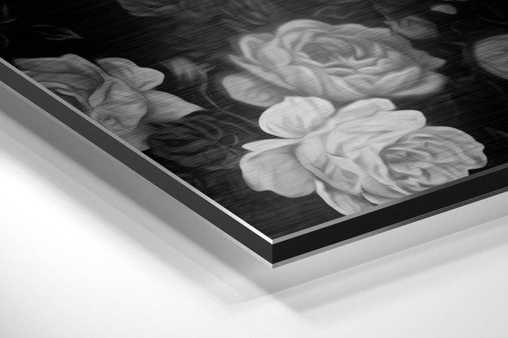 Skull Brushed Aluminium Dibond Wall Art.