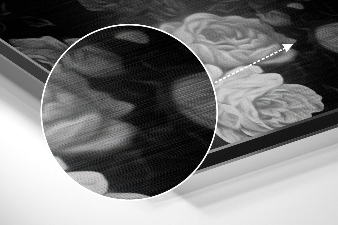 Skull Brushed Aluminium Dibond Wall Art.