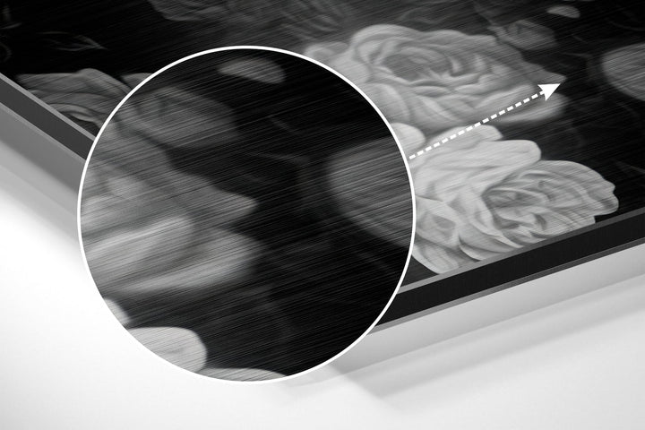 Skull Brushed Aluminium Dibond Wall Art.