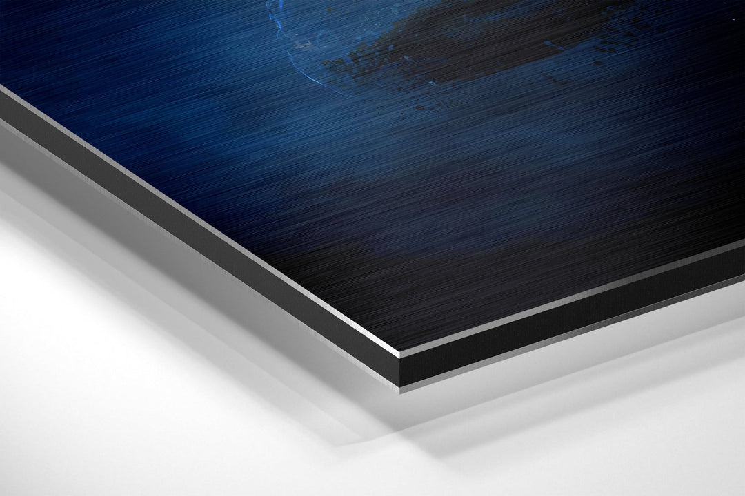 American Football Brushed Aluminium Dibond Wall Art.