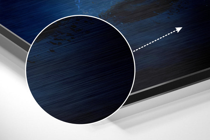 American Football Brushed Aluminium Dibond Wall Art.