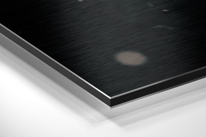 Ronaldo Brushed Aluminium Dibond Wall Art.
