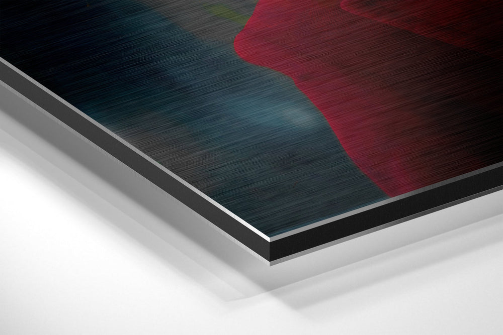 Joker Brushed Aluminium Dibond Wall Art.