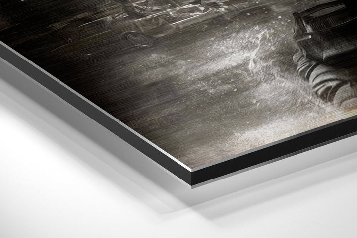 Batman Brushed Aluminium Dibond Wall Art.