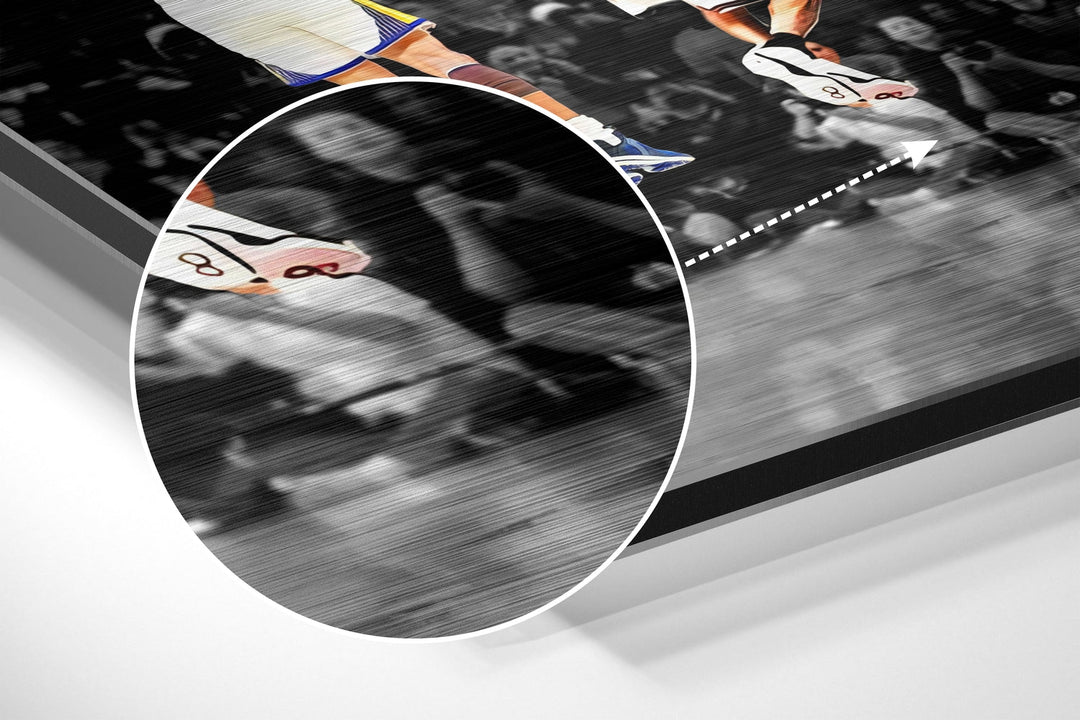 All Star Brushed Aluminium Dibond Wall Art.