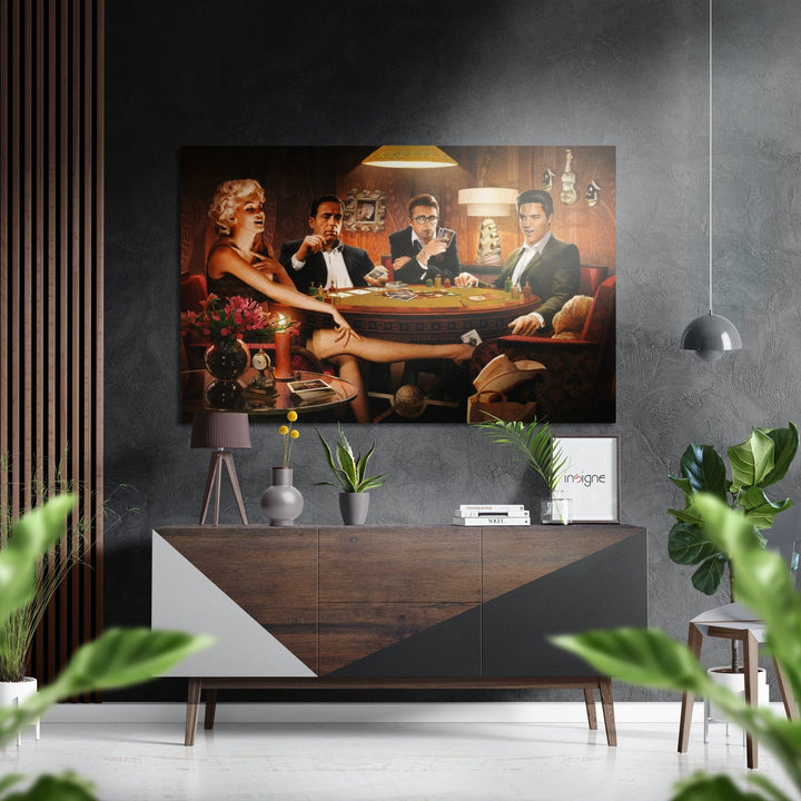 Game of Fate Brushed Aluminium Dibond Wall Art.