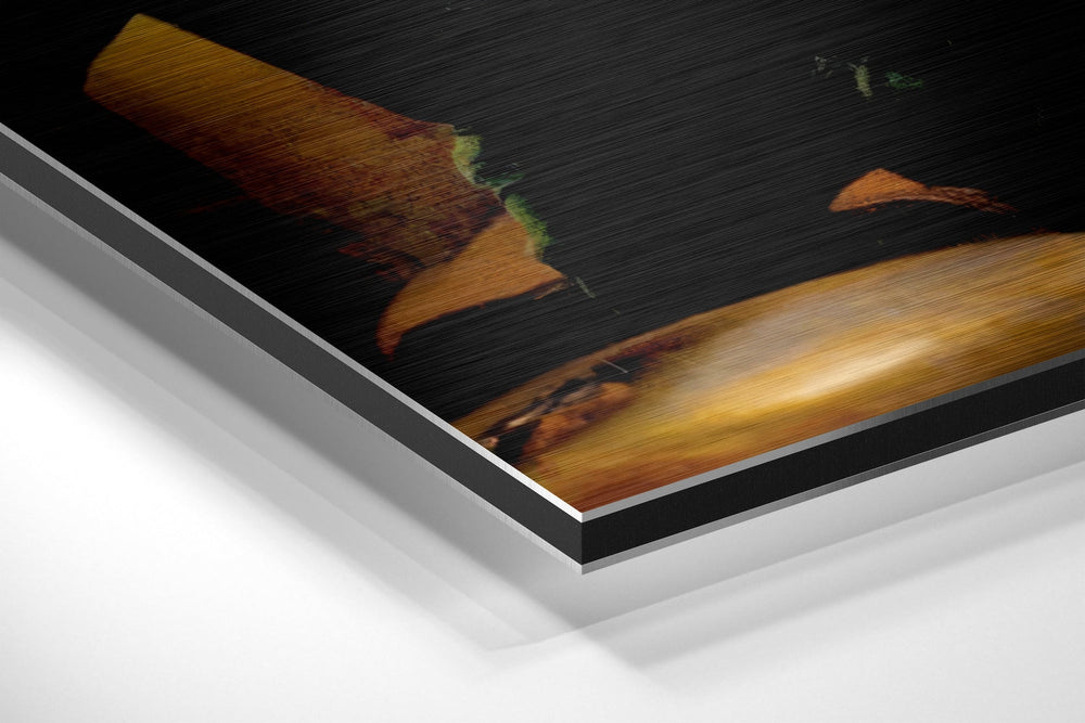 Marilyn, Elvis, Humphrey, James Brushed Aluminium Dibond Wall Art.