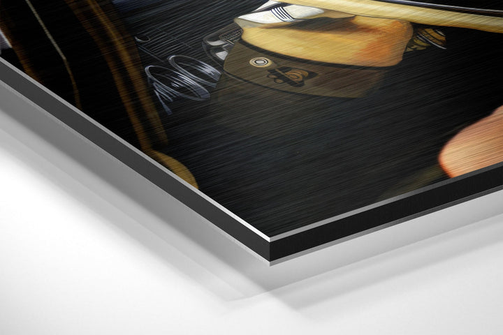 Marilyn Monroe Brushed Aluminium Dibond Wall Art.