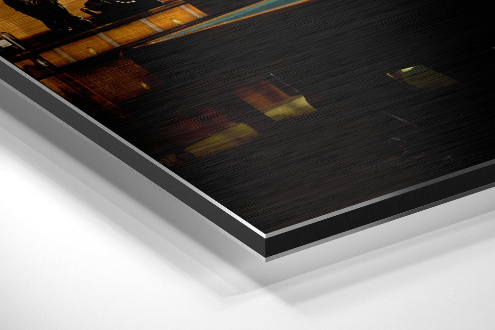 Game of Fate Brushed Aluminium Dibond Wall Art.