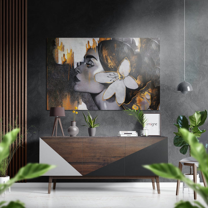 Sultan Brushed Aluminium Dibond Wall Art.