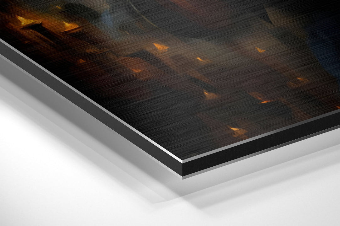 Dark Queen Brushed Aluminium Dibond Wall Art.