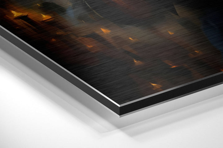 Dark Queen Brushed Aluminium Dibond Wall Art.