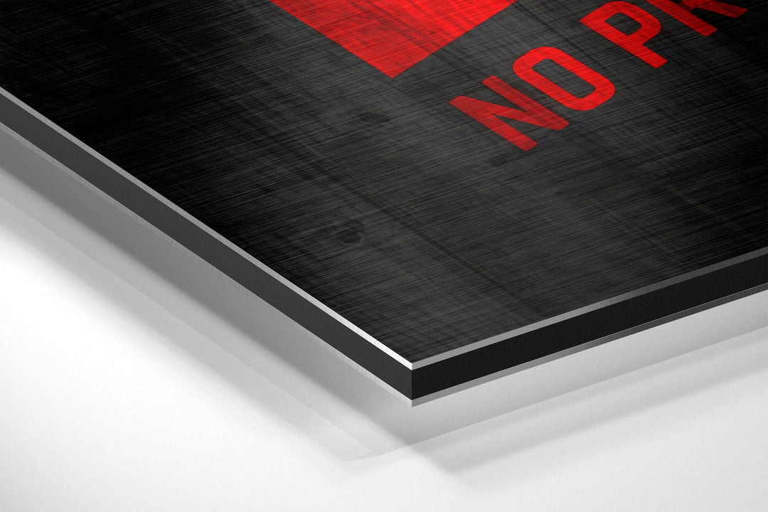 Slow Progress is Better Brushed Aluminium Dibond Wall Art.