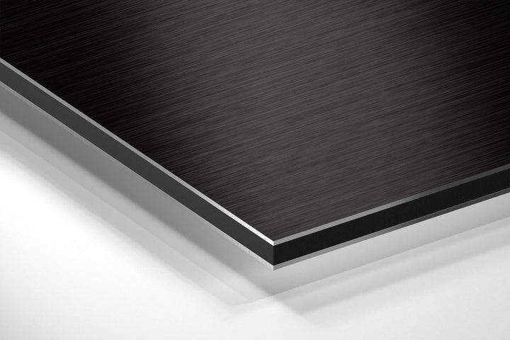 Brain Brushed Aluminium Dibond Wall Art.