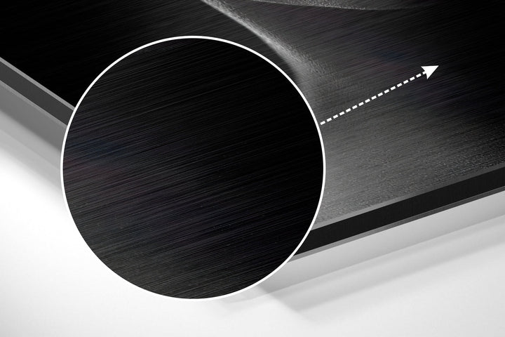 Beauty Brushed Aluminium Dibond Wall Art.