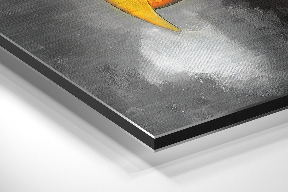 Eagle Brushed Aluminium Dibond Wall Art.