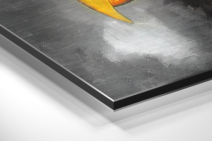 Eagle Brushed Aluminium Dibond Wall Art.