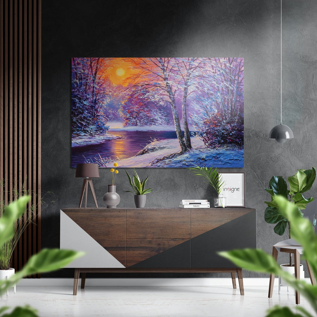 River View Brushed Aluminium Dibond Wall Art.