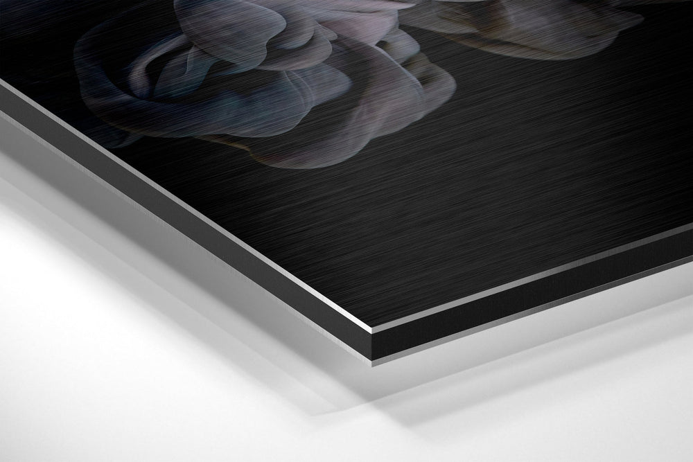 Pinky Fume Brushed Aluminium Dibond Wall Art.