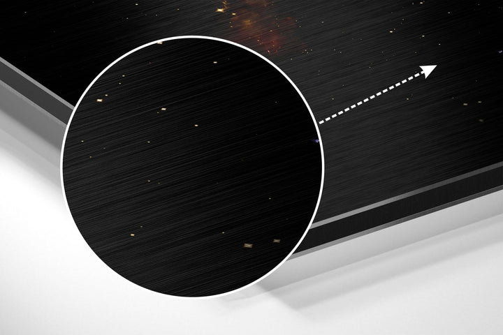 Melt Brushed Aluminium Dibond Wall Art.