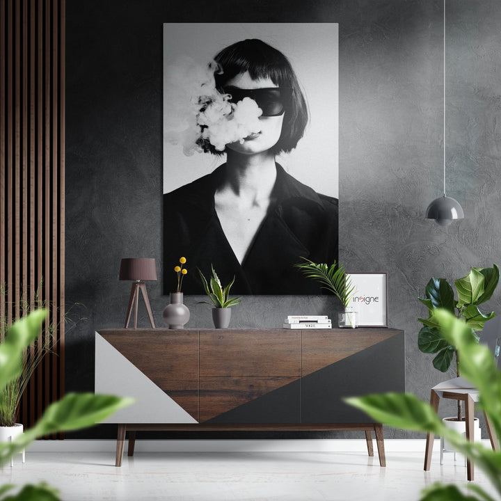 Smoke Brushed Aluminium Dibond Wall Art.