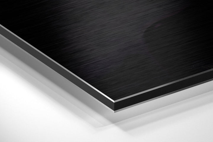 Noble Stance Brushed Aluminium Dibond Wall Art.