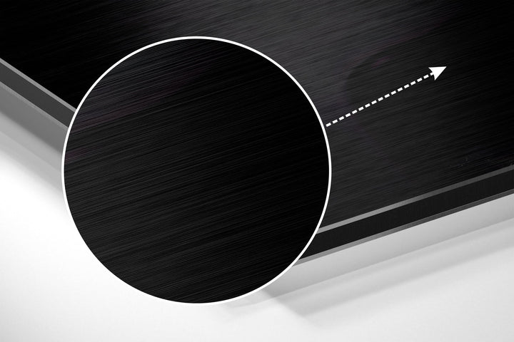 Noble Stance Brushed Aluminium Dibond Wall Art.