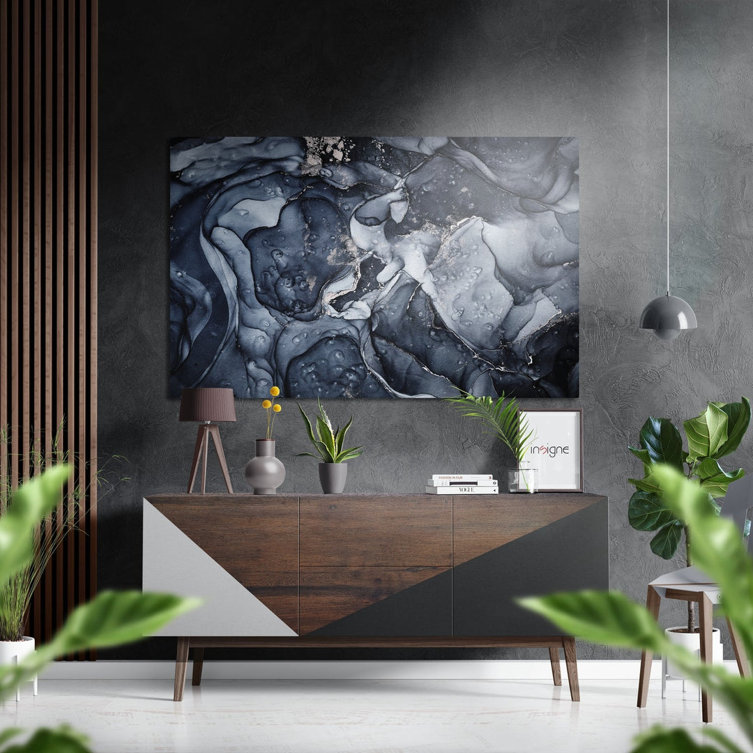 Marbleous Brushed Aluminium Dibond Wall Art.
