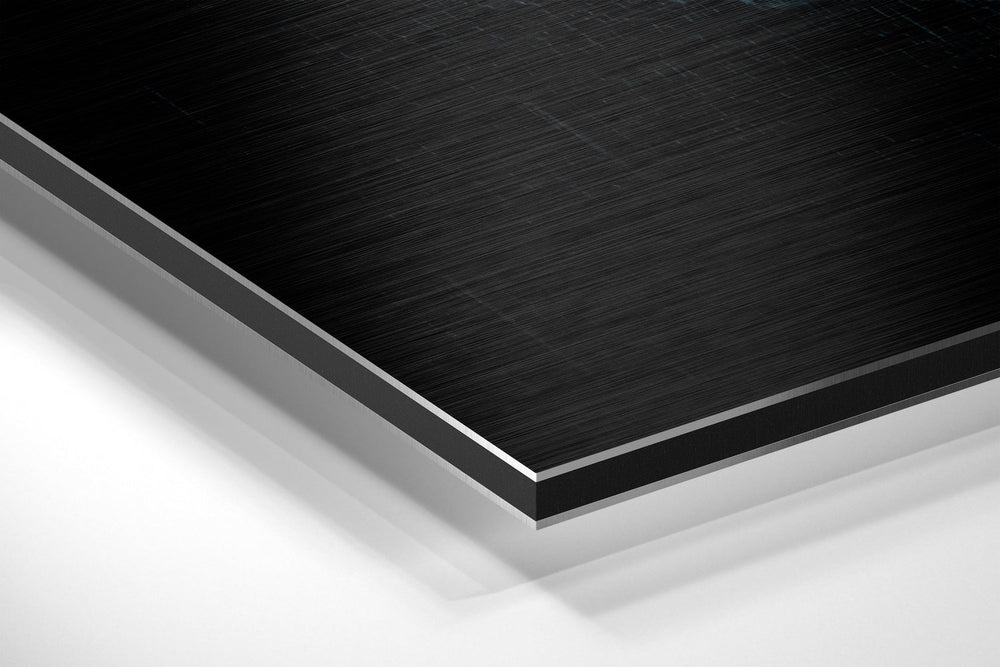Stay in the Loop Brushed Aluminium Dibond Wall Art.
