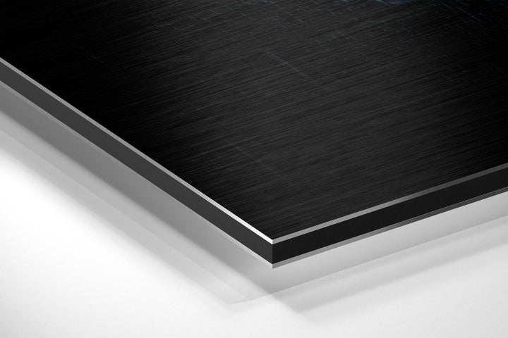 Stay in the Loop Brushed Aluminium Dibond Wall Art.