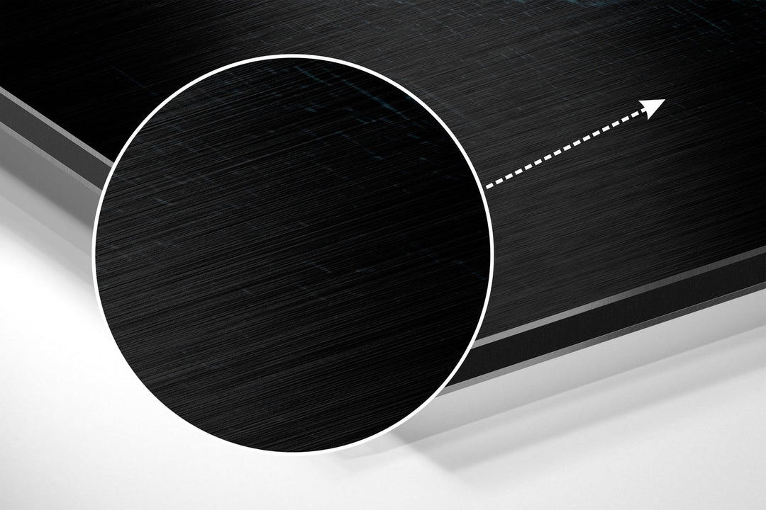 Stay in the Loop Brushed Aluminium Dibond Wall Art.