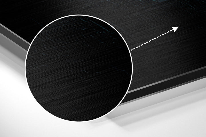 Stay in the Loop Brushed Aluminium Dibond Wall Art.