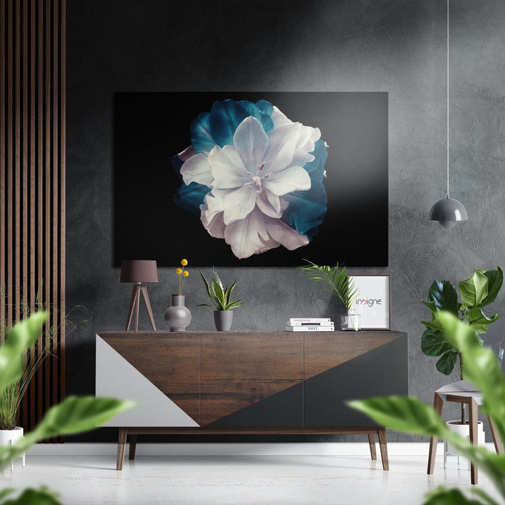 Flower Brushed Aluminium Dibond Wall Art.