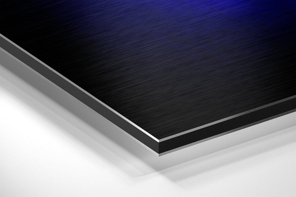 Create Today Brushed Aluminium Dibond Wall Art.