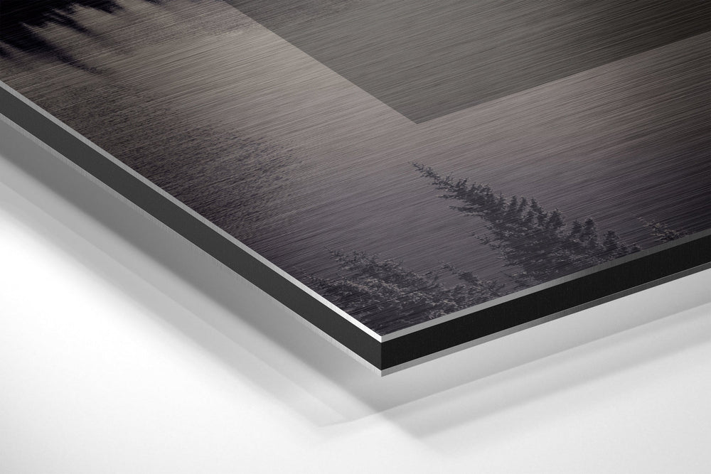 Confine Yourself Brushed Aluminium Dibond Wall Art.