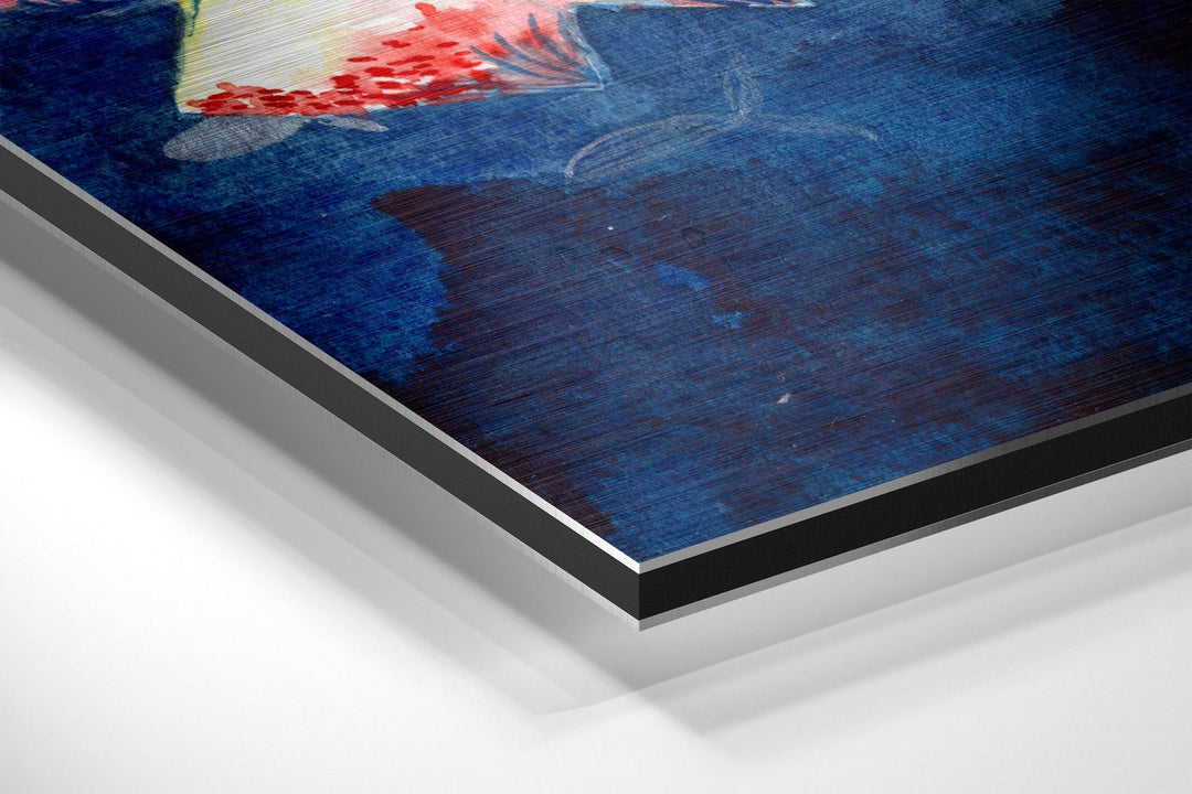 Fish Brushed Aluminium Dibond Wall Art.