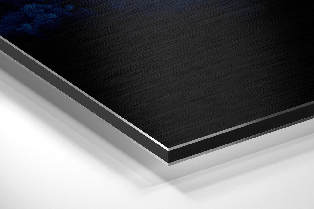 Space Brushed Aluminium Dibond Wall Art.