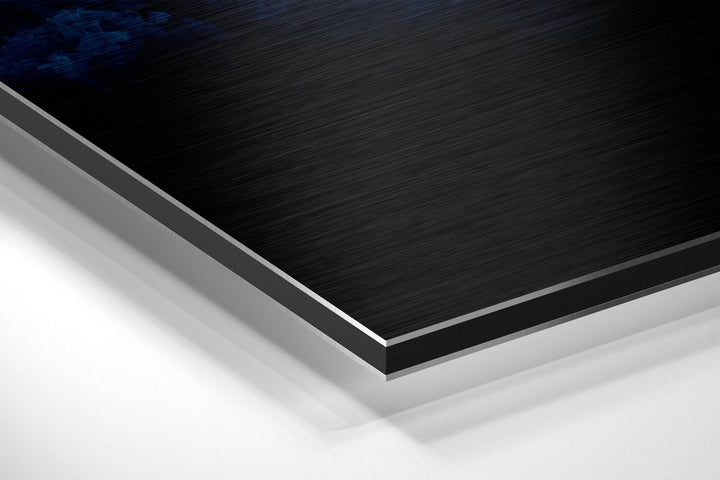 Space Brushed Aluminium Dibond Wall Art.