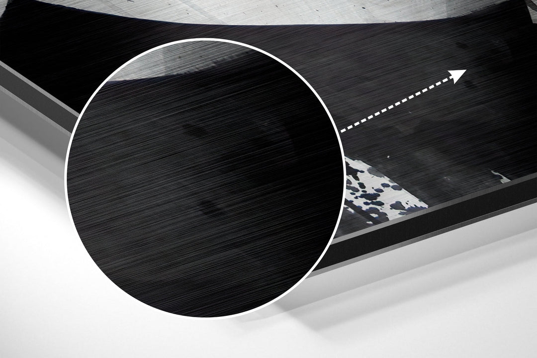 Blue Eye Brushed Aluminium Dibond Wall Art.