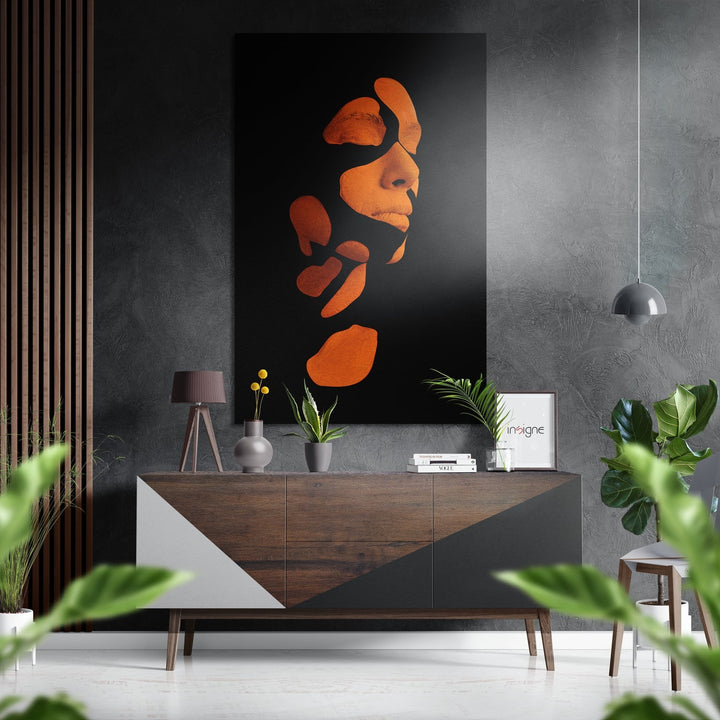 Woman in Pieces Brushed Aluminium Dibond Wall Art.