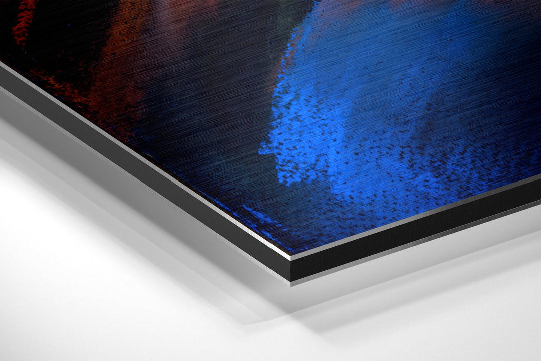 Horses in Love Brushed Aluminium Dibond Wall Art.
