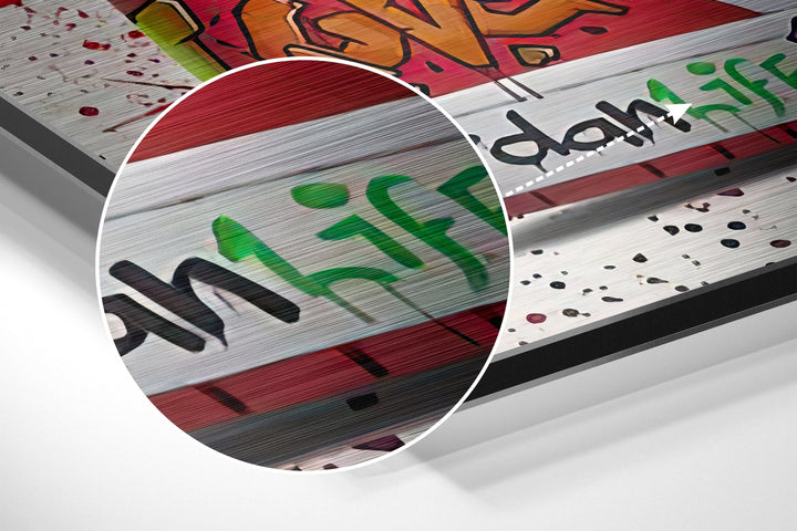 Free Sneakers Brushed Aluminium Dibond Wall Art.