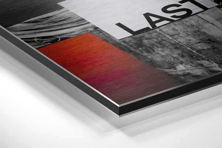 Patchwork Brushed Aluminium Dibond Wall Art.